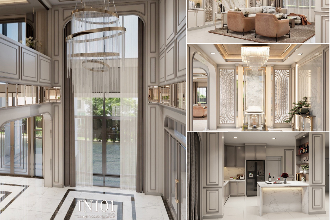 ออกแบบภายใน บ้านเดี่ยวระดับ Ultra Luxury