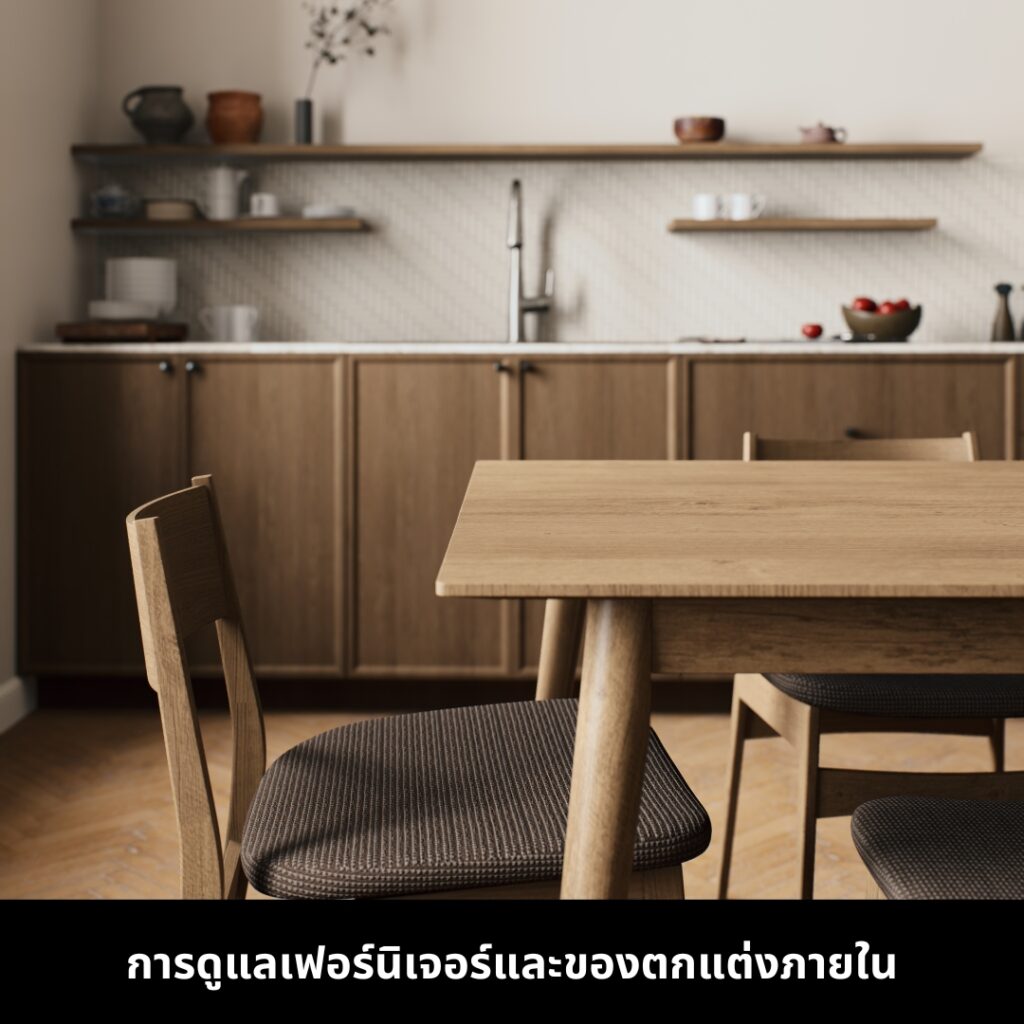 ดูแลบ้านหรูให้ใหม่เหมือนวันแรก  ด้วยการดูแลเฟอร์นิเจอร์และของตกแต่งภายใน
